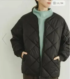 ノーカラー ジャンパー