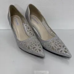 haremode シルバー グリッターハイヒール