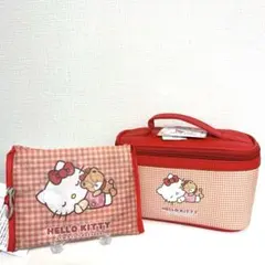 しまむら キティ タイニーチャム エコバッグ付 バニティ ポーチ セット　新品