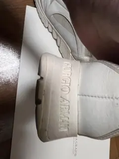 Giorgio Armani ホワイト スニーカー　26センチ