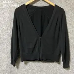 GALLARDAGALANTE 黒のVネック長袖カーディガンのサムネイル