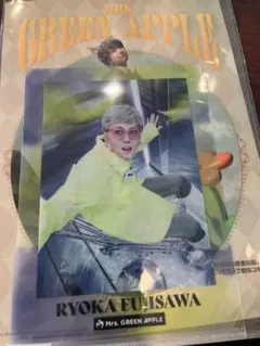 Mrs. GREEN APPLE 一番くじ　F賞 クリアファイル ステッカー