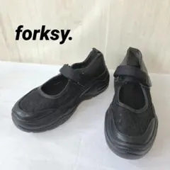 forksy. シアーボリュームソール メリージェーンスニーカー