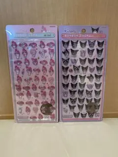 【正規品】　ボンボンドロップシール　ミニ　マイメロ　クロミセット