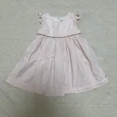 プチバトー　24m 86cm 90cm ノースリーブワンピース　ストライプ
