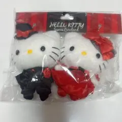 キティ ダニエル ペア 浴衣ぬいぐるみ 着物 バッジ サンリオ レトロ