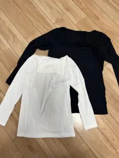 UNIQLO HEATTECH アンダーシャツ 白120cm 黒140cm