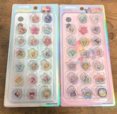 【正規品】キラコロ　日焼けサンリオ　日焼けキティ　おはじきシール　2種セット