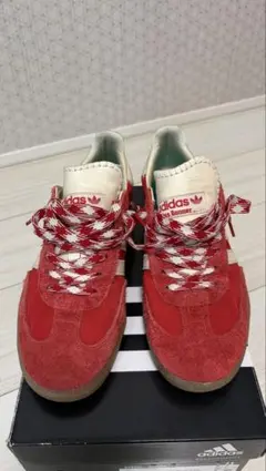 adidas WARSZAWA 赤/黄 スニーカー 27.5cm - メルカリ