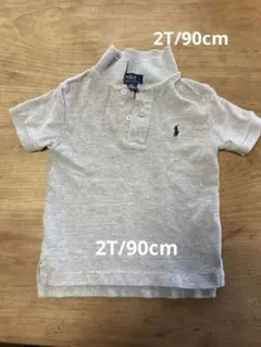 POLOラルフローレン ポロシャツ半袖2Tグレー