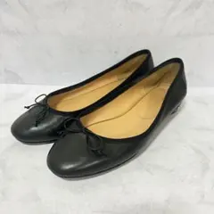 ❣️美品❣️J&M DAVIDSON フラットシューズ37 24cm 黒リボンのサムネイル
