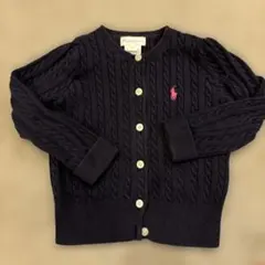 ラルフローレン　24M ネイビー　カーディガン