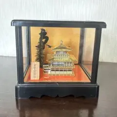 24KT 彫金アート　金閣寺　置物　花瓶 24KT 彫金アート 金閣寺 置物 花瓶