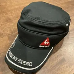 ルコック ゴルフ キャップ サンバイザー 黒