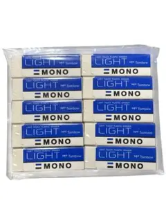 【新品】トンボ鉛筆 消しゴム MONO モノライト （10個セット）のサムネイル
