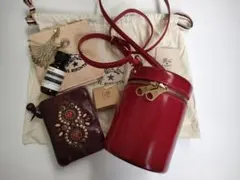 【新品】IL BISONTE bag nest Robe バニティ バッグのサムネイル