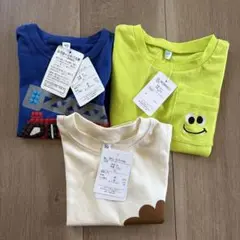 ⭐︎新品・未使用⭐︎Tシャツ3点セット【90cm】