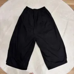 ブラック ワイドパンツ・イージーパンツ