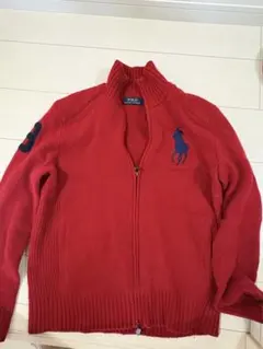Polo Ralph Lauren レッドニットセーター M 00〜10年
