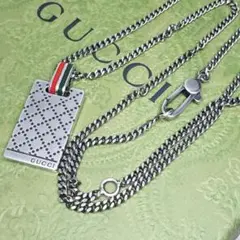 GUCCI グッチ ディアマンテ シェリーライン ネックレス シルバー925