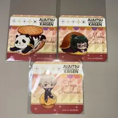 呪術廻戦　狗巻棘　禪院真希　パンダ　スイーツパラダイス　コースター