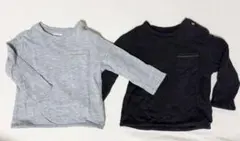 ZARA 長袖Tシャツ　2枚セット　6-9month 74cm