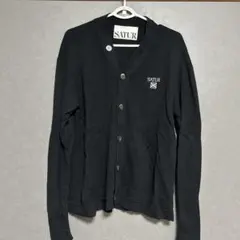 SATUR LOREN LINEN BLENDED カーディガン M