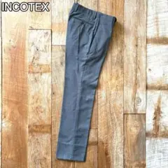 【美品】INCOTEX テーパード ウール スラックス 42 68639578