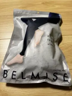 BELMISE パジャマレギンス L ロイヤルネイビー