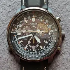 CITIZEN プロマスター スカイ 電波ソーラー 腕時計 ブラックチタン