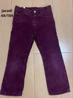 JACADI ボルドー コーデュロイパンツ(4A/104)