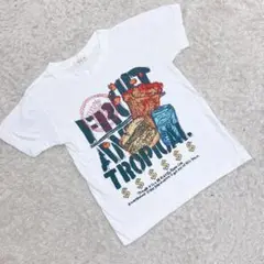 〈 a:r 〉 レディース プリント Tシャツ かわいい 白T M 綿100％