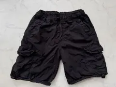 ZARA 黒 カーゴショーツ 9歳　130 ハーフパンツ