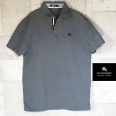 BURBERRY BLACK LABEL　ポロシャツ　グレー　三陽商会のサムネイル