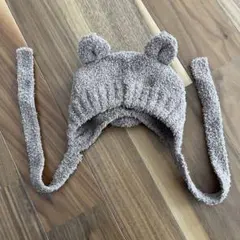 ベビー くま耳付き帽子