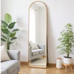 直接引取OK】【福岡】姿見 大型姿鏡 大型鏡 自立 153×90