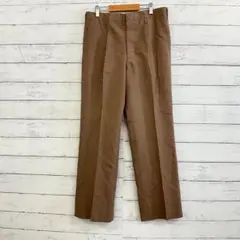 THREE LUSTER スラックス メンズ 85 ベージュ系 通勤 春秋 上品