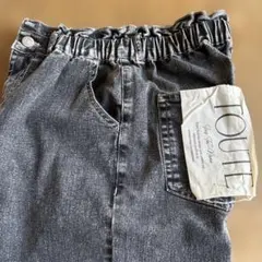 デニム ジーンズ パンツ　ウエスト64〜70 ブラックグレー