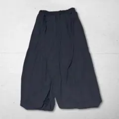 Vintage キュロット ワイドパンツ L ゆったり 大人カジュアル