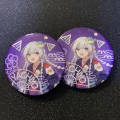 超かぐや姫！ ポップアップ 京都IP グリッター缶バッジ 月見ヤチヨ×3
