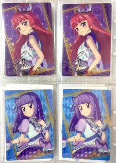 アイカツ プリパラ ウエハース 4枚 映画 コラボ 劇場版 出会いのキセキ