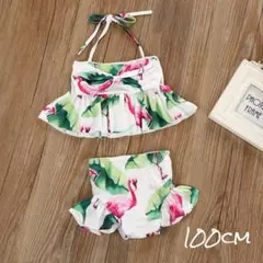 アウトレット★100cm フラミンゴビキニ 海外子供服