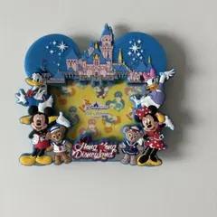 東京ディズニーランド ドナルド チップ&デール 写真立て 陶器 5＊93