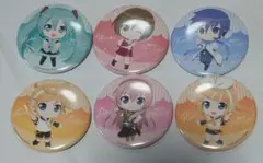 初音ミク　鏡音レン　鏡音リン　巡音ルカ　KAITO MEIKO 缶バッジ 初音ミク 鏡音リン 鏡音レン 巡音ルカMEIKOKAITO 缶バッジ クロニクル