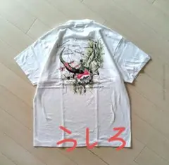 新品未使用品」釣りキチ三平 矢口高雄 イラスト・サイン入Tシャツ 2002