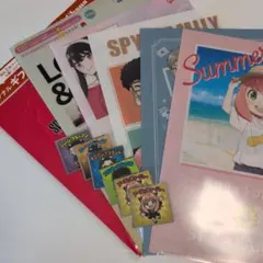 スパイファミリー　クリアファイル＆ステッカーセット　まとめ売り