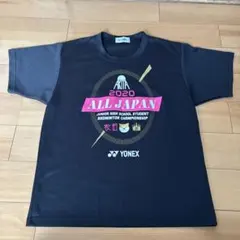 YONEX バドミントン Tシャツ 秋田大会 2020 ブラック SS