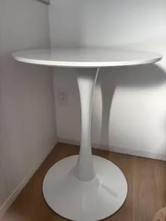 ホワイト円形カウンターテーブル 60cm