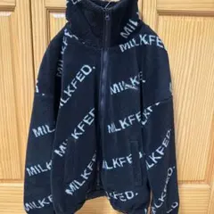 MILKFED. フリースジャケット 黒