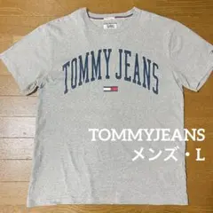 TOMMY JEANS グレー Tシャツ L